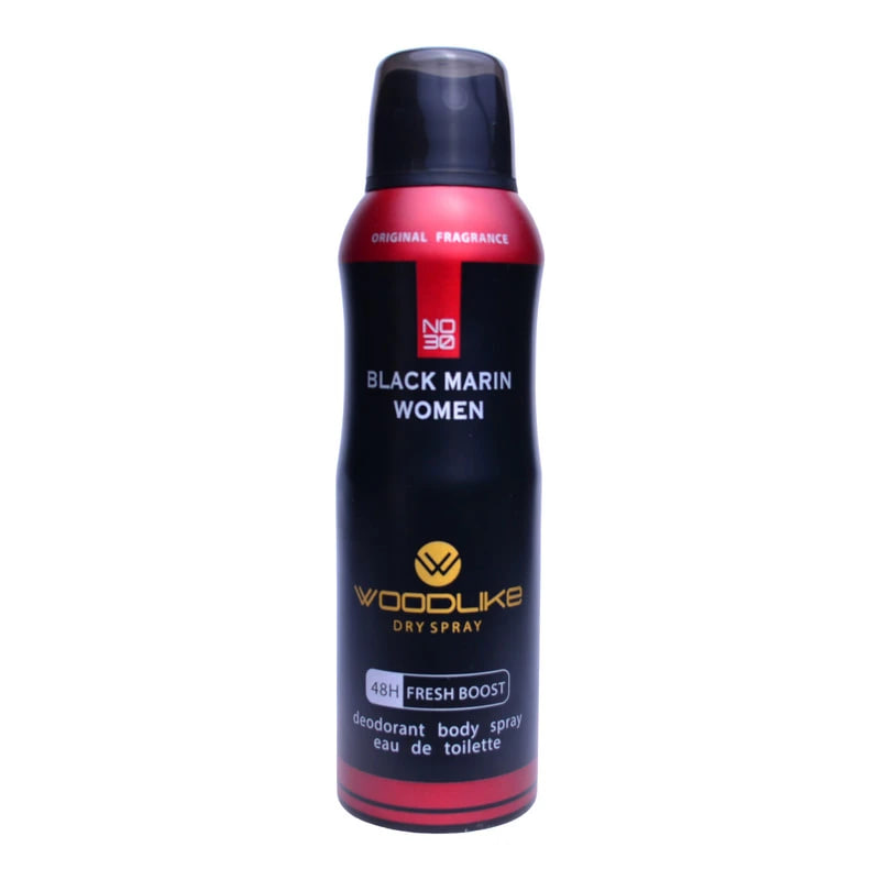اسپری بدن زنانه وودلایک مدل بلک مارین(باکارات رژ) حجم 200 میلی لیتر